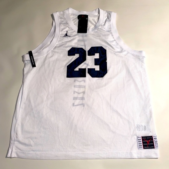 white mesh jersey